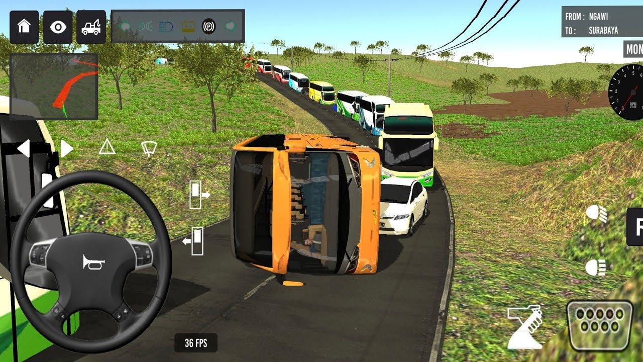Indonesia Coach bus driving 😍💥 | Euro bus simulator 2026 Android gameplay #game 1 Part 34