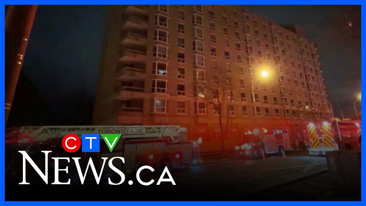 Residents evacuate two apartments due to complex fire at Thorncliffe Park in Toronto