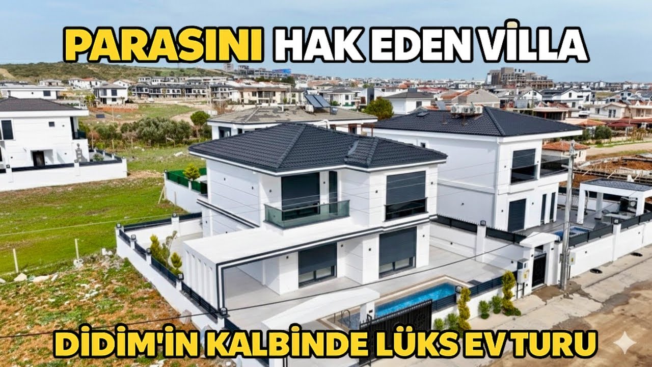 Parasını Hak Eden Villa Didim Merkezde M&uuml;stakil Villa Turu Ka&ccedil;maz (D-55)