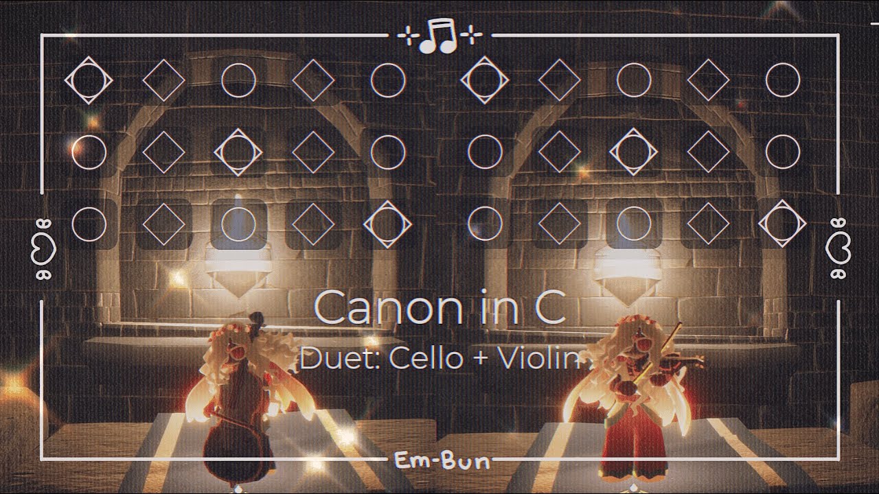 Canon in C // Cello + Violin  Duet // Sky COTL