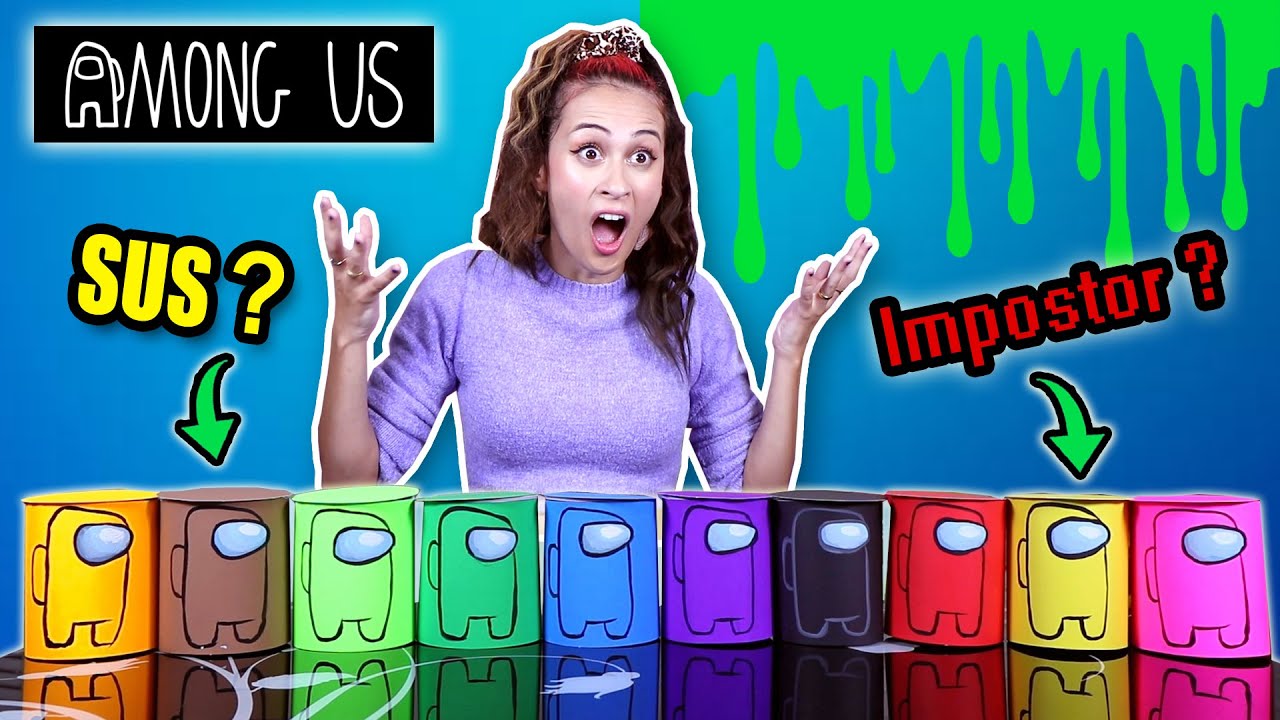 AMONG US - IMPOSTOR SLIJM CHALLENGE! || Slime Sunday