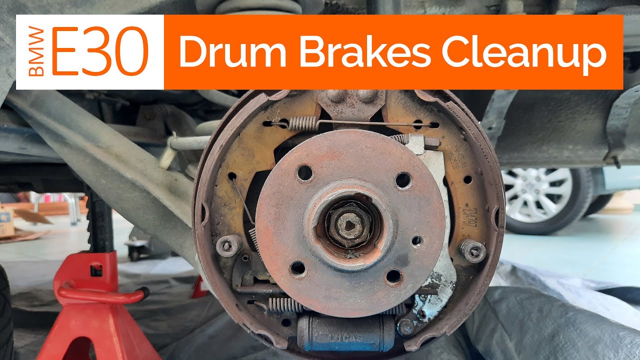 Rear Drum Brake Maintenance - BMW E30 Project ep9