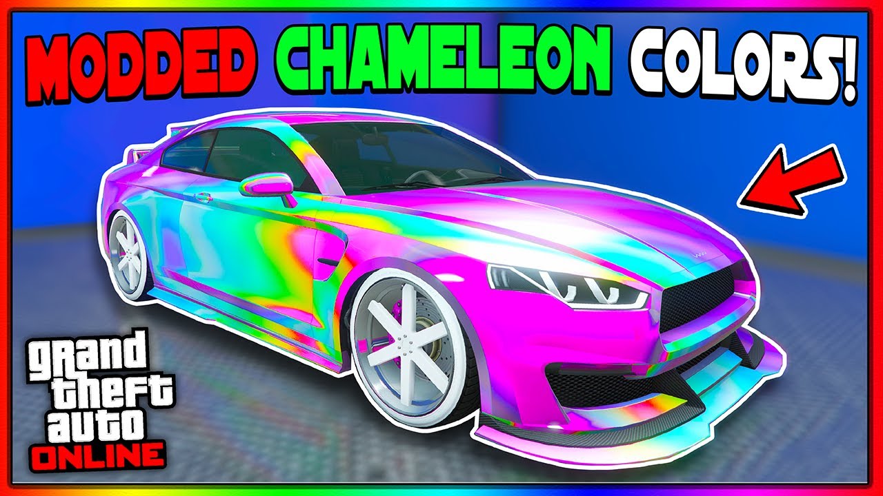 *EASY* CHAMELEON MODDED PAINTJOB ON ANY CAR IN GTA 5 ONLINE! (Modded Crew Color Paintjob Tutorial)