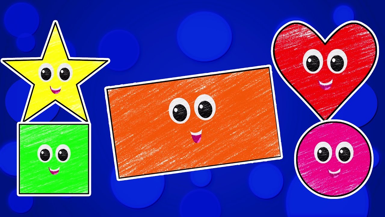 Buntstifte Formen Lied | Kinderlieder f&uuml;r Kinder | Shape Song | Kids Rhymes | Crayons Shapes Song