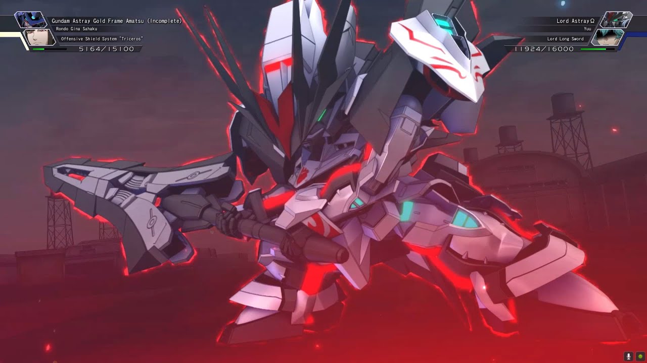 [SD Gundam Generation Cross Rays] Lord Astray Omega Attacks [STEAM/PC]