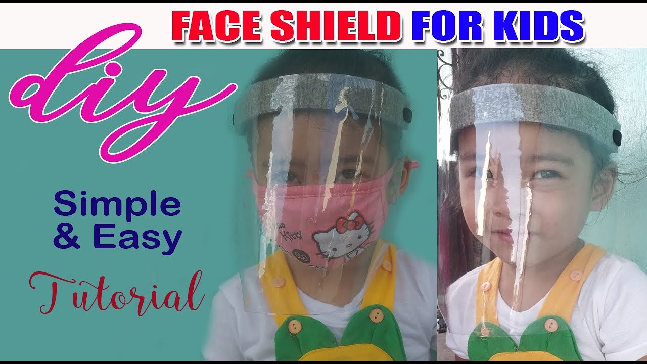 Face Shield for Kids | DIY | Protective Face Shield for children
