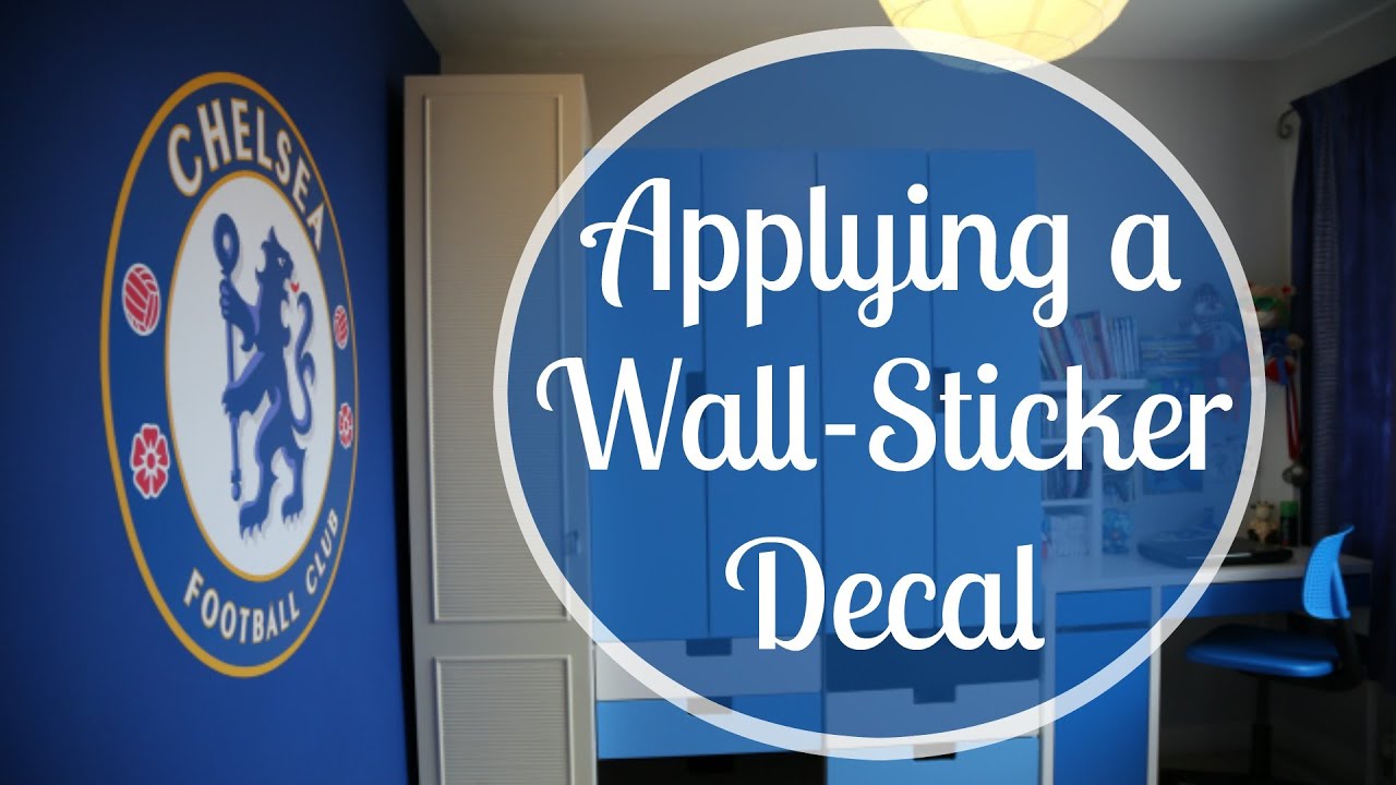 How to Apply a Wall Sticker Decal