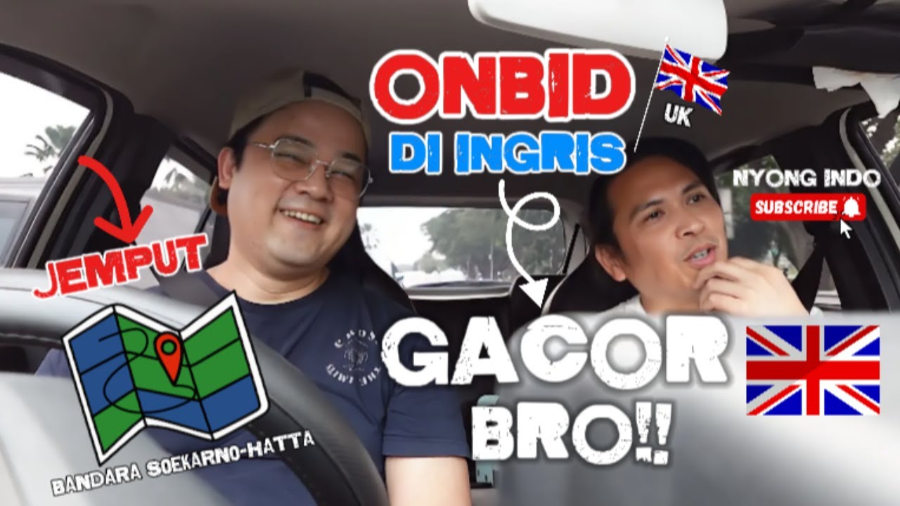 Jemput Driver Taxi online dari Inggris - di Bandara Soekarno-Hatta! ✈️