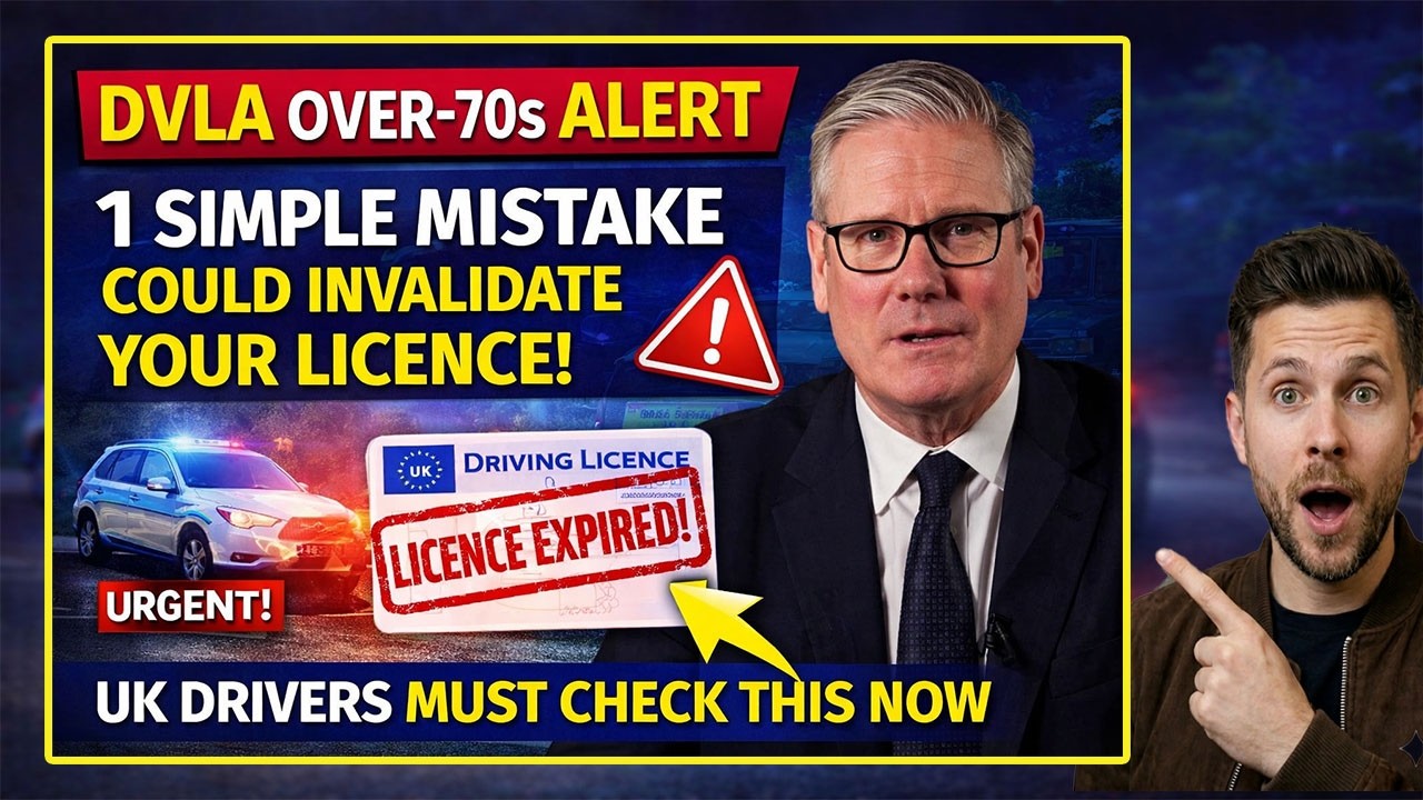DVLA Over-70s Alert|1 Simple Mistake Could Invalidate Your License | UK Drivers Must Check This Now