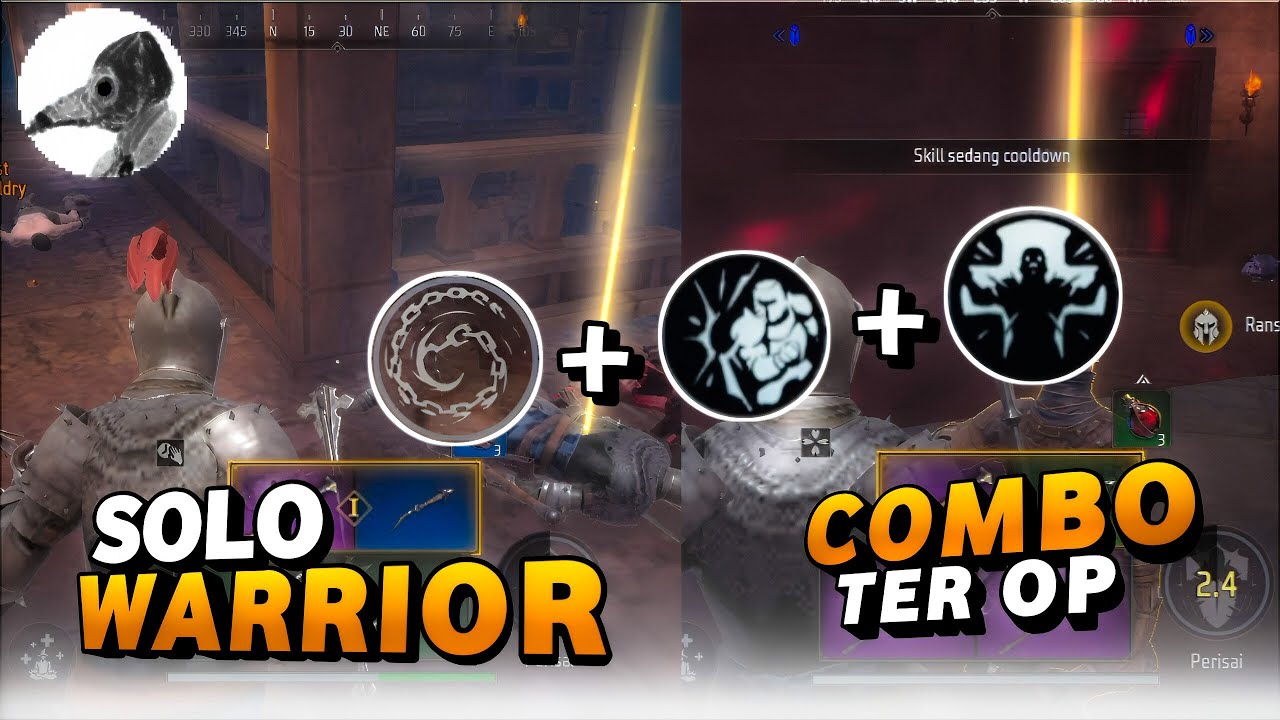 SOLO WARRIOR COMBO SKILL TER OP 🔥 | Gold and Glory