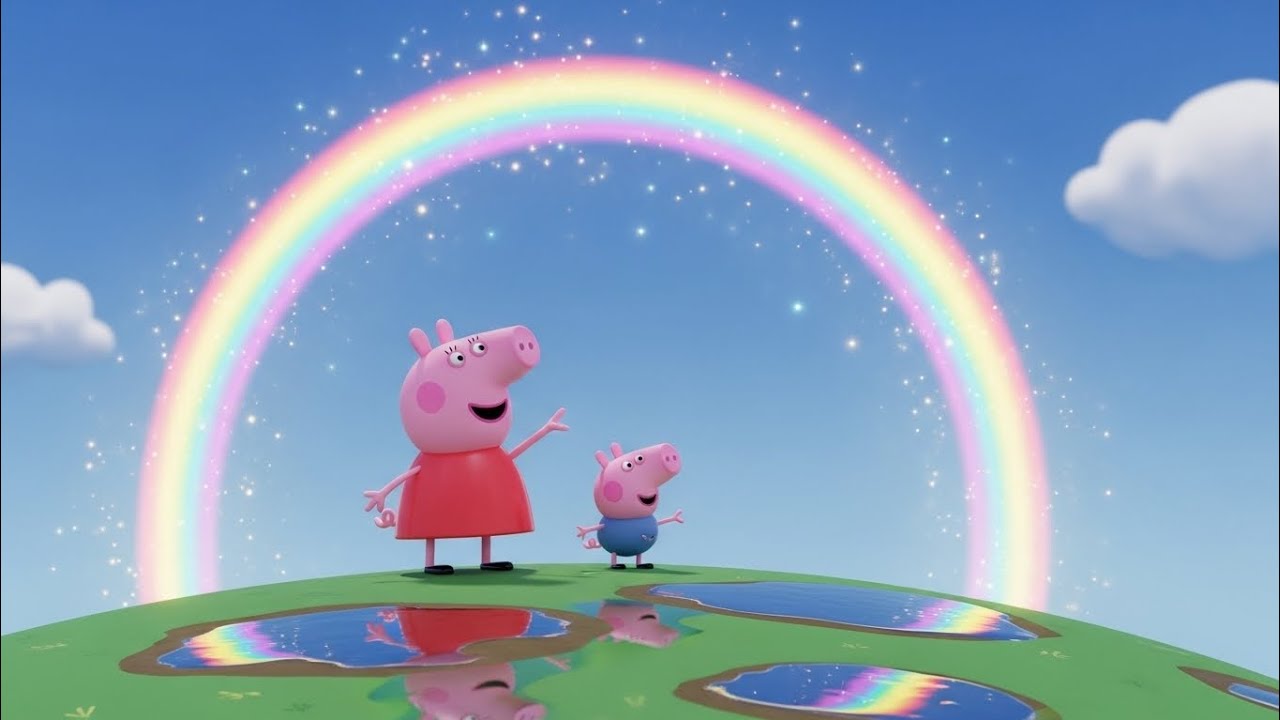 Peppa Pig Rainy Day Fun 🌧️🐷💦🌈
