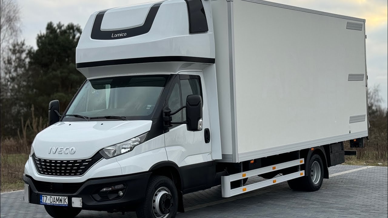 Sprzedam Iveco Daily 2021 ‼️72C16‼️Winda 1000Kg Dhollandia+Hak Izoterma/kontener 3.0 DMC 7200 70C16