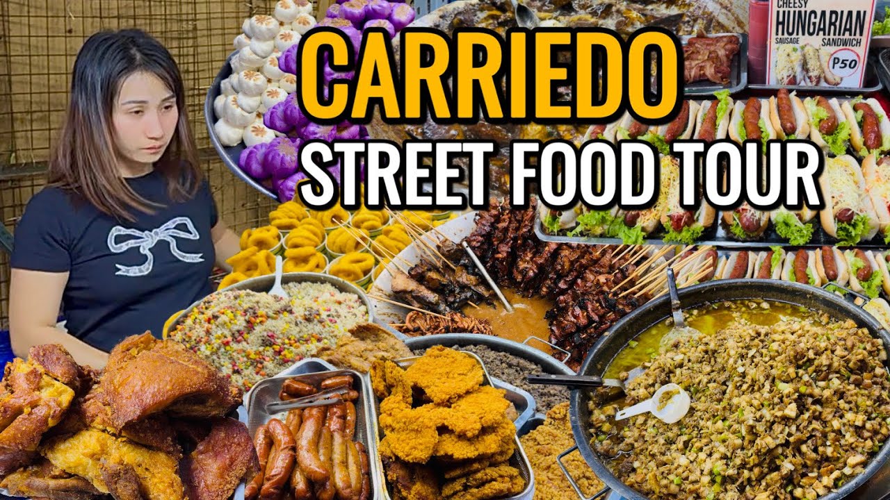 Philippines Food Tour! AMAZING Filipino Street Food in CARRIEDO Street, Quiapo, Manila 🇵🇭