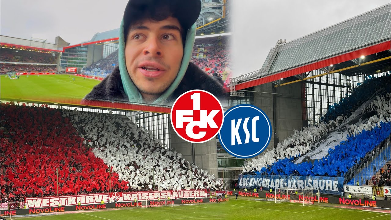 DERBY🔥 - Ein Genuss für jeden Fußballfan❤️ | 1.FC KAISERSLAUTERN vs KARLSRUHER SC | Stadionvlog