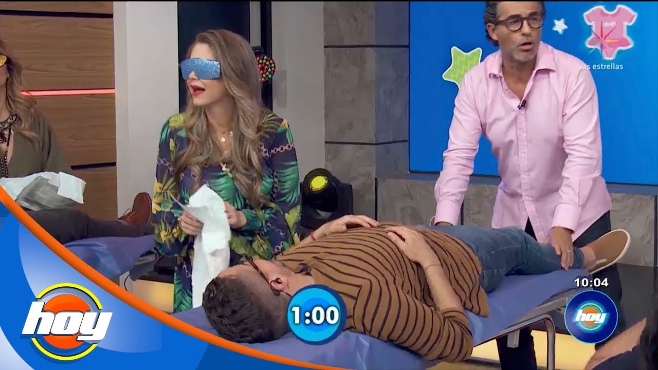 Ponle el pañal al niño | Baby Shower de Ingrid Martz | Hoy