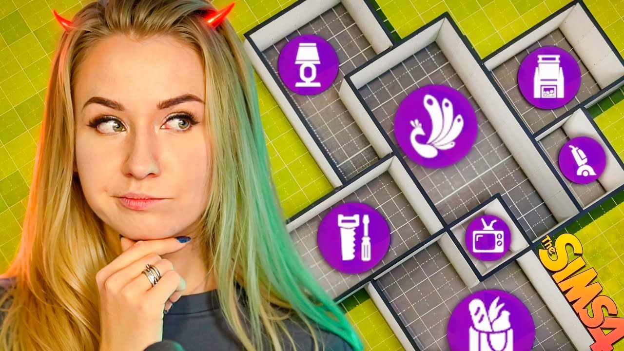 Строю дом, и каждая комната - рандомный комплект в Симс 4 // The Sims 4