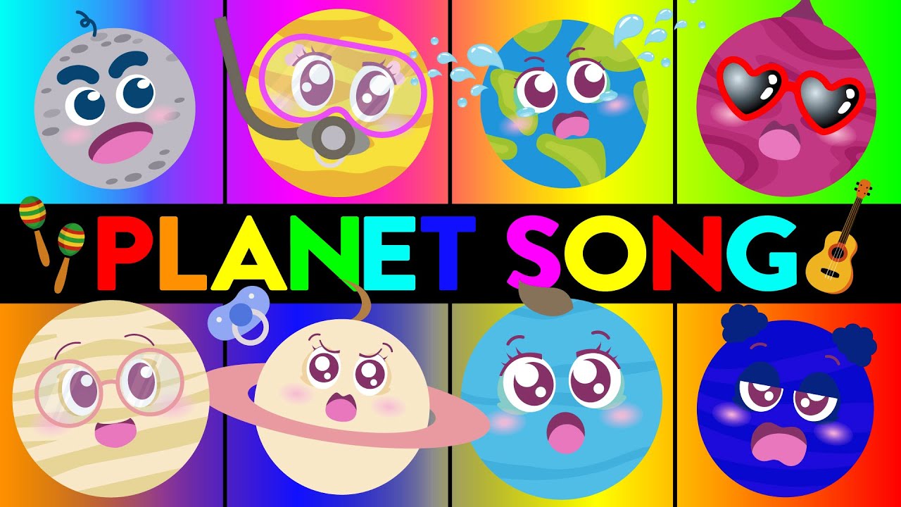 Planet Song | Learning the names of the planets | Baby stops crying
