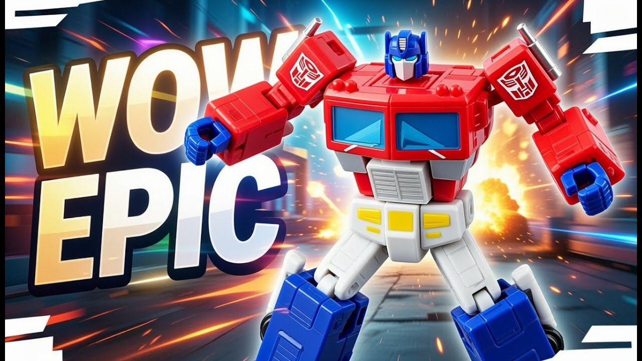 Optimus Prime's EPIC Transformation! 🤖➡️🚛 Leader Robot Turns into Truck & Zooms Away!