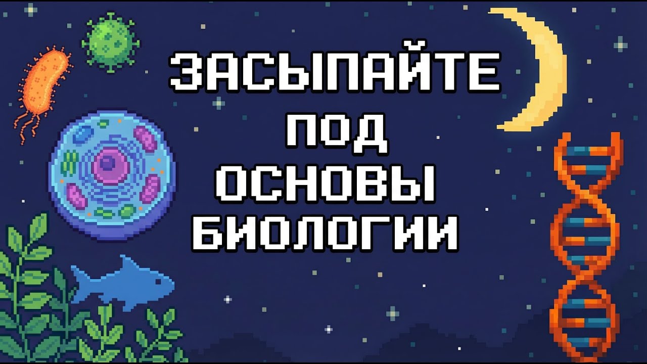 ЛЕКЦИЯ ДЛЯ СНА 🌙 Секреты биологии простыми словами | Засыпайте под науку | Аудиолекция для сна