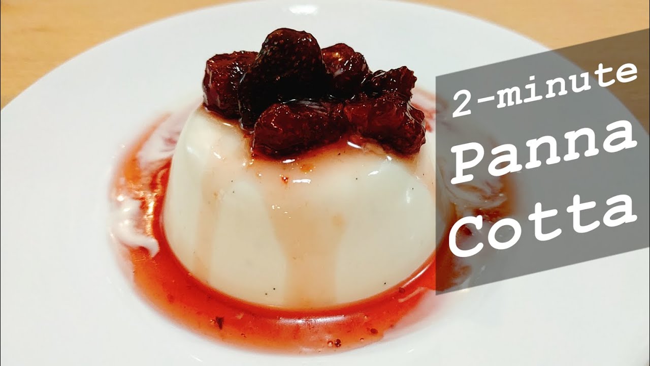 Smooth Creamy Panna Cotta with Microwave & Cooling Hack!