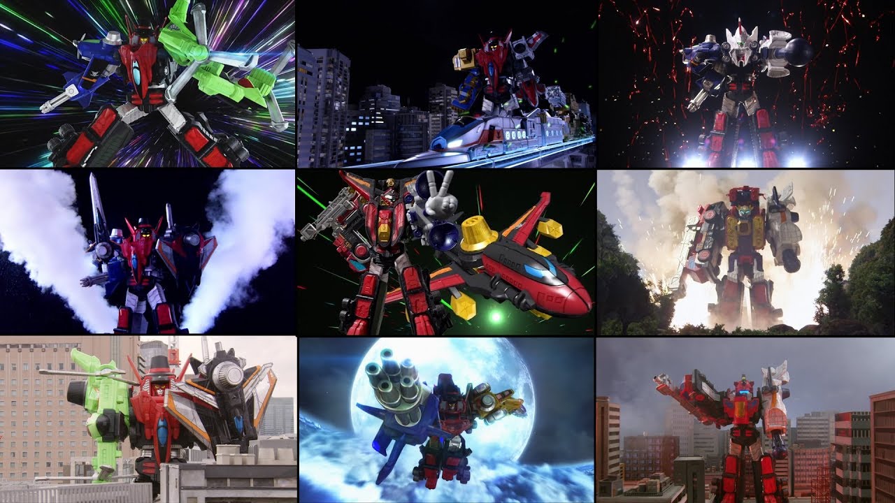All Gattai From Kaito Sentai Lupinranger - Every Sentai Unique