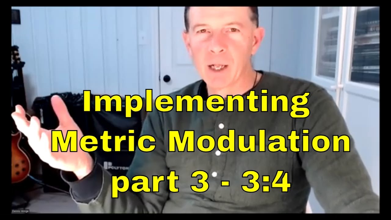implementing metric modulation, part 3 | 3 to 4