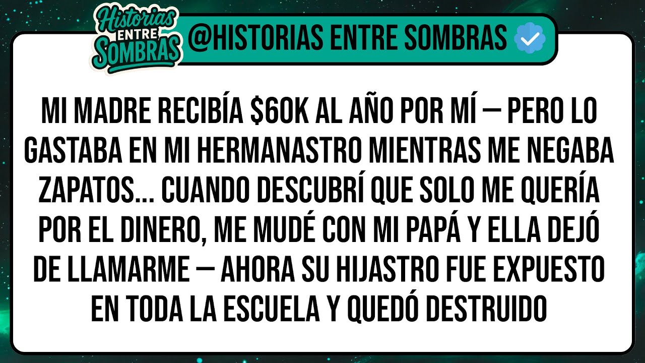 Mi Madre Recibía $60K al Año Por Mí — Pero Lo Gastaba en Mi Hermanastro Mientras Me Negaba Zapatos..