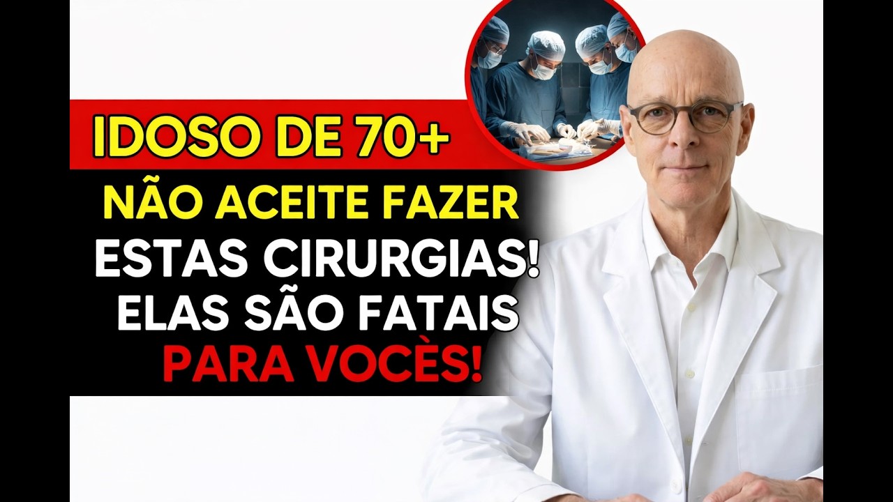 Como Cirurgiã eu NUNCA Recomendaria ESTAS 5 Cirurgias aos Meus Familiares depois dos 70!
