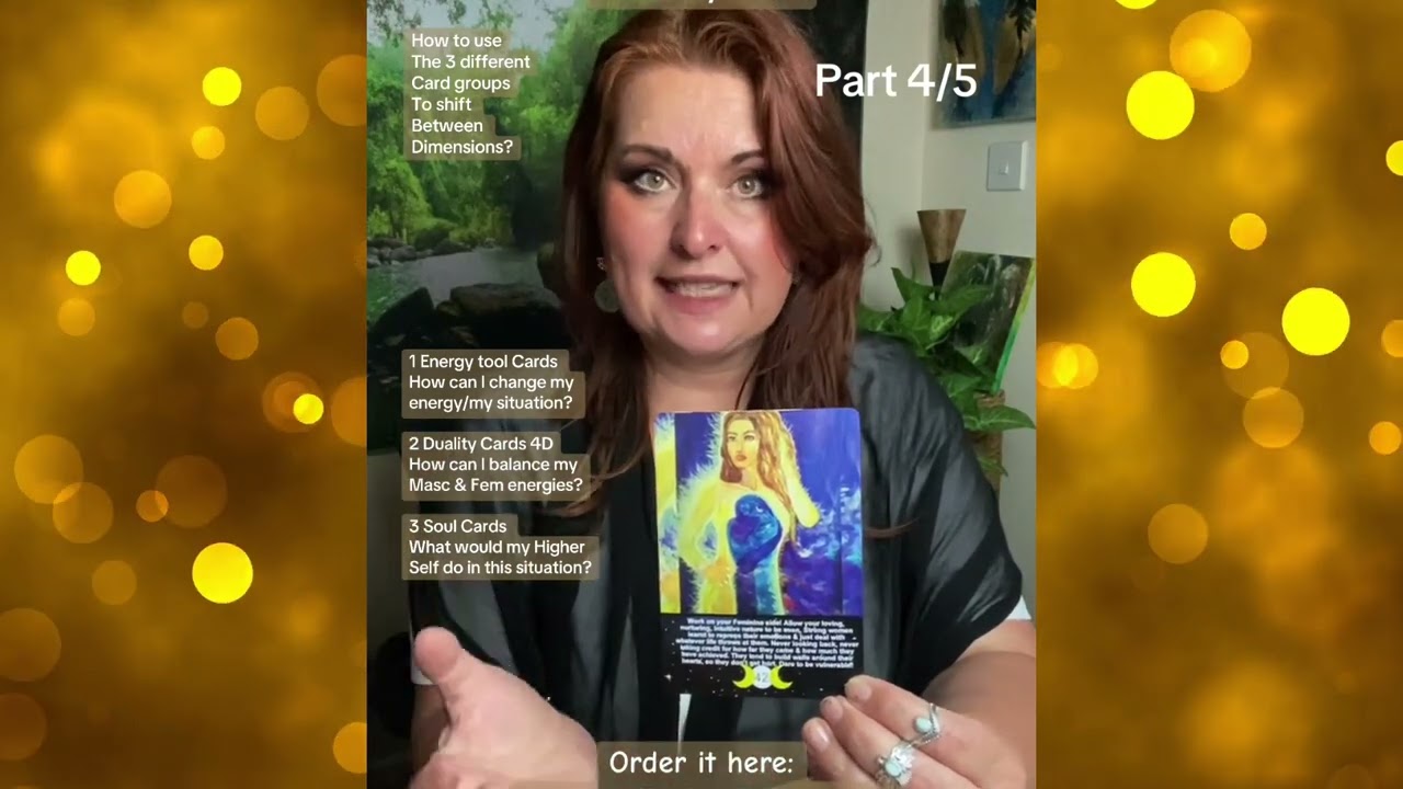 How to use the 3 groups of the deck? Part 4/5 Moon Goddess Oracle Journey to 5D by Eva Maria Hunt