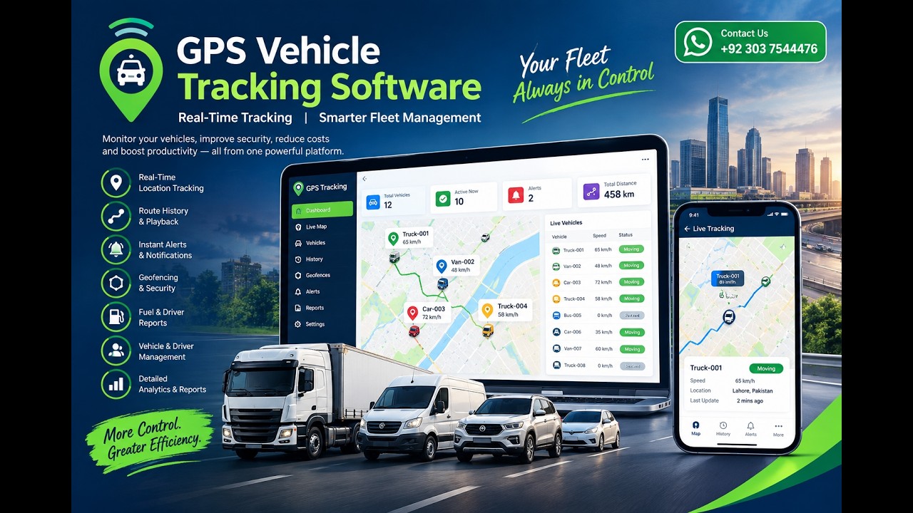Professional GPS Vehicle Tracking Software for Sale | Complete Fleet Management Solution