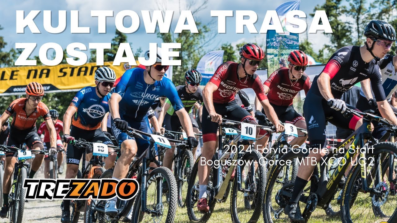 KOLARSKIE ZMAGANIA NA STADIONIE  Puchar Polski MTB XCO Górale na Start Boguszów-Gorce 2024 x TREZADO