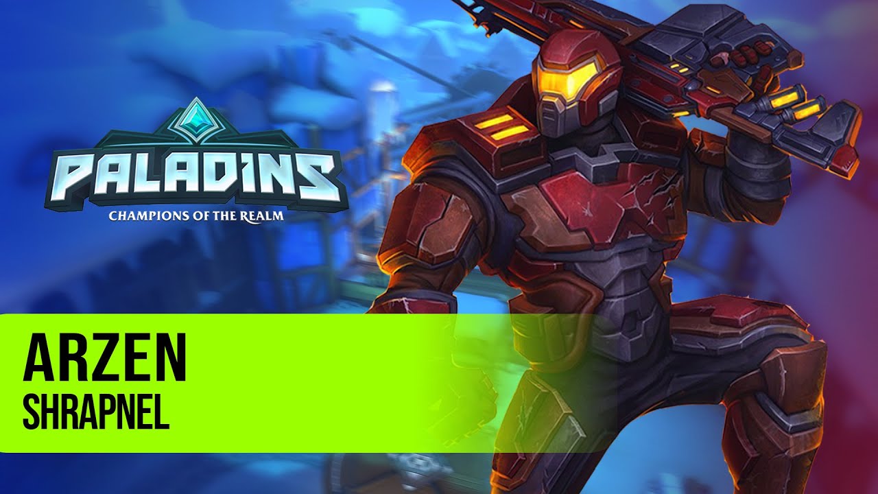Arzen Viktor PALADINS PRO COMPETITIVE GAMEPLAY l SHRAPNEL