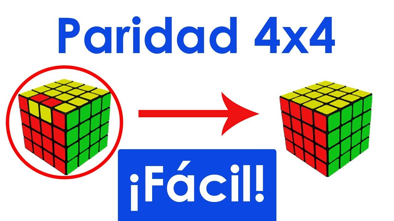 Resolver Paridad 4x4 muy Fácil - Todos los casos | CubosCubik