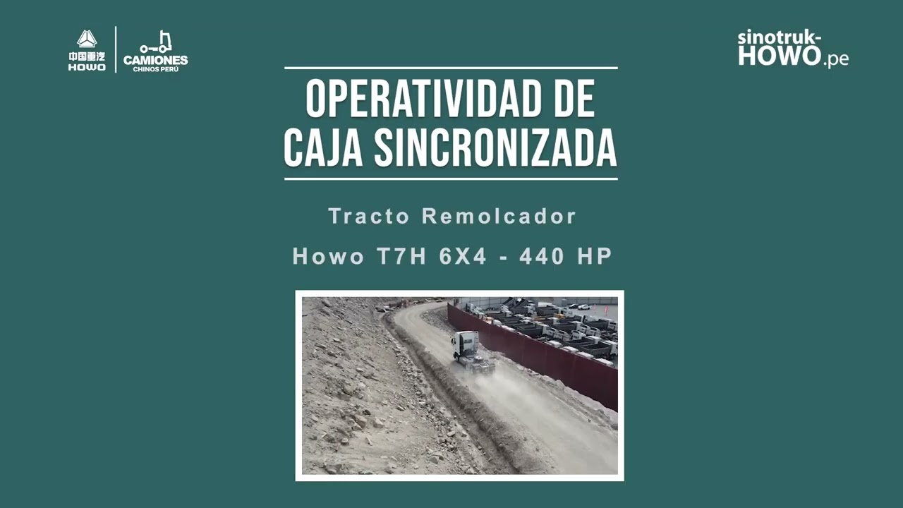 Escuela Sinotruk Cap 3- Inducción Tracto Howo T7H - 440HP -6x4