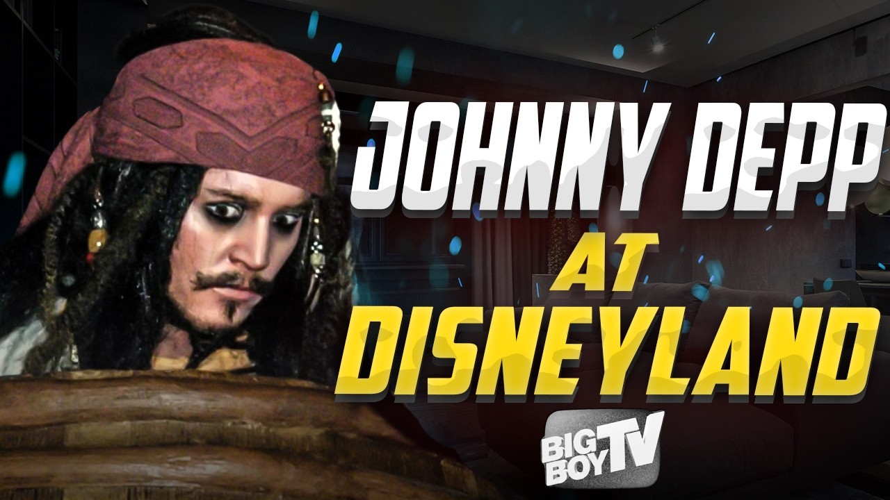 Johnny Depp Undercover at Disneyland! - Celebrity News - Pirates of the Caribbean - Caught Up