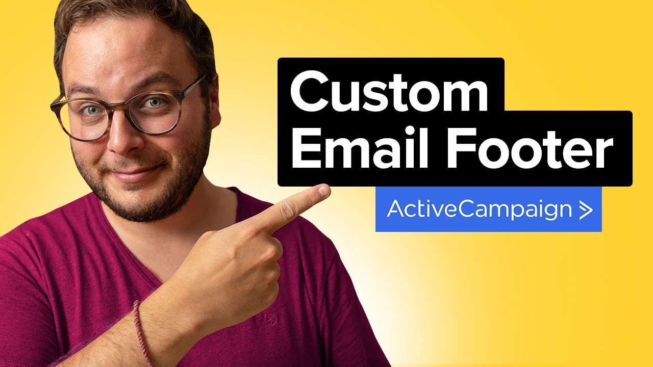 How to change the default footer in ActiveCampaign