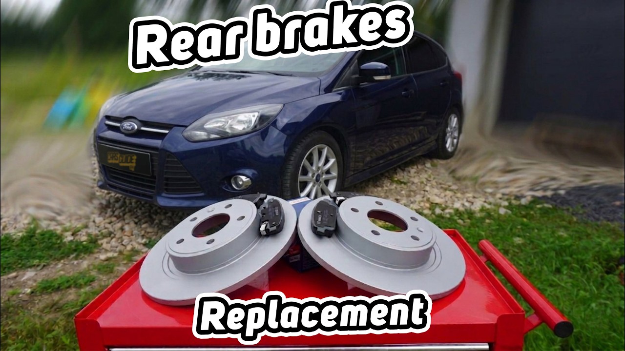 How to replace rear brake pads and discs - Ford Focus III