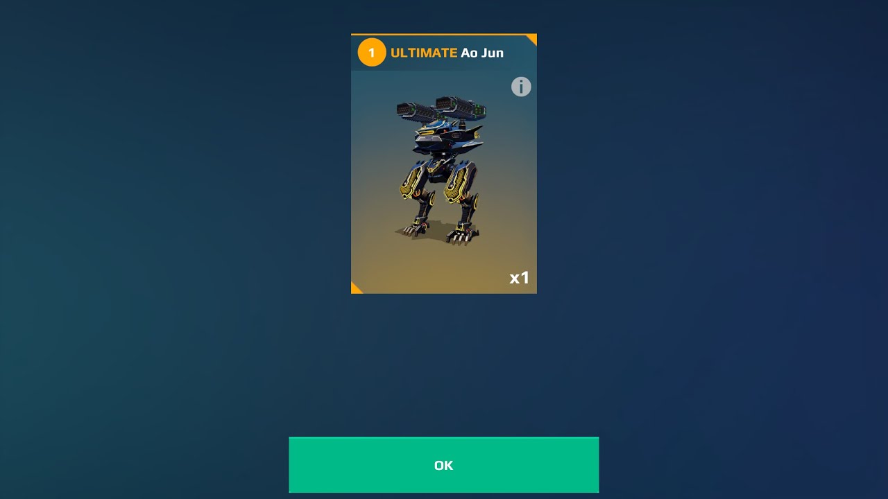 War Robots, endlich habe ich den Ultimate Ao Jun￼￼!