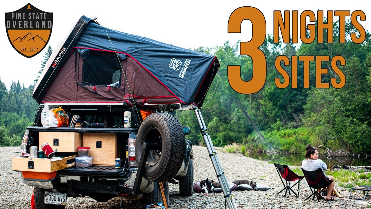 3 Nights, 3 Sites - Maine Overlanding