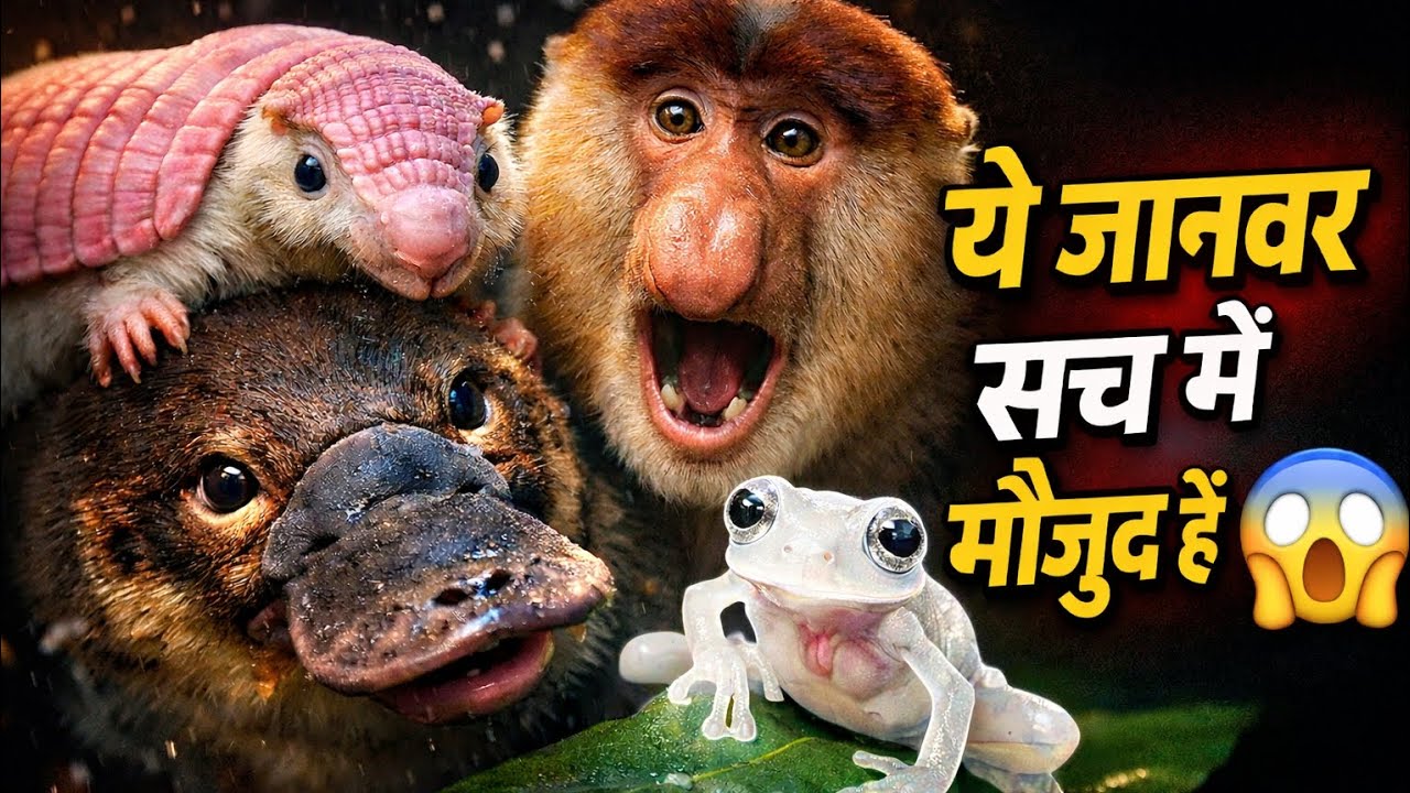 दुनिया के 10 सबसे अजीब और रहस्यमय जानवर | Rare & Strange Animals You’ve Never Seen | Hindi video 