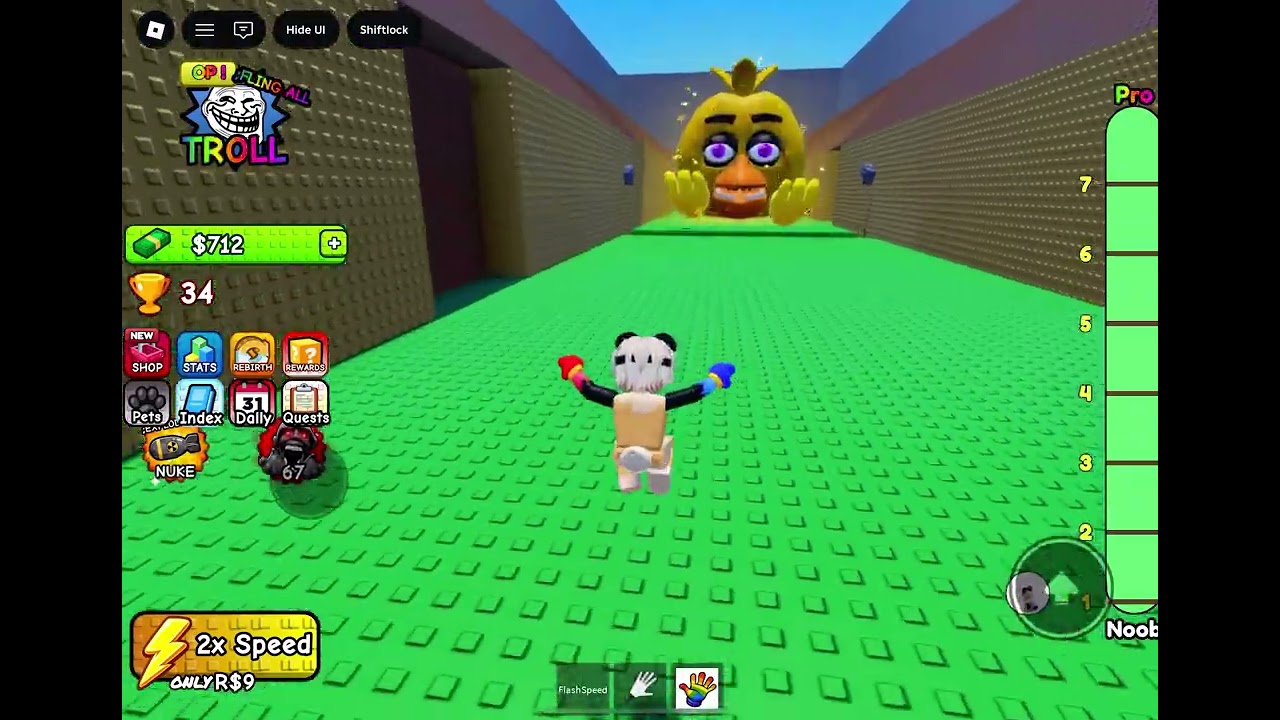 I’m playing the popular 67 game on Roblox 