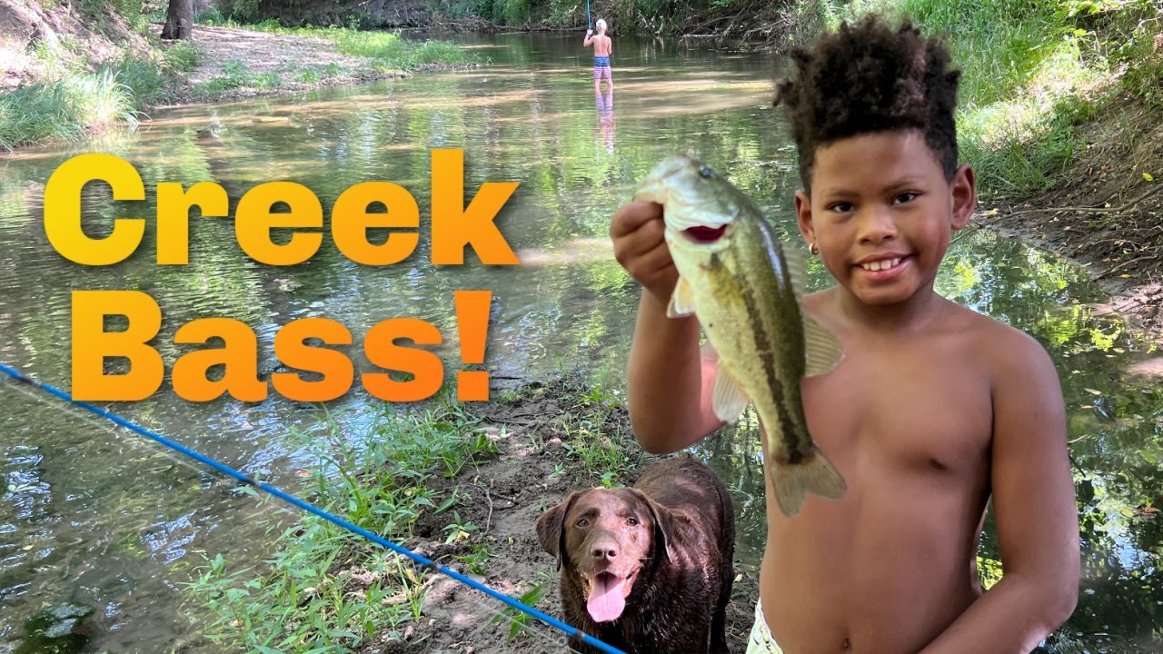 Creek Life at its FINEST! Summertime Bass in the Creek!