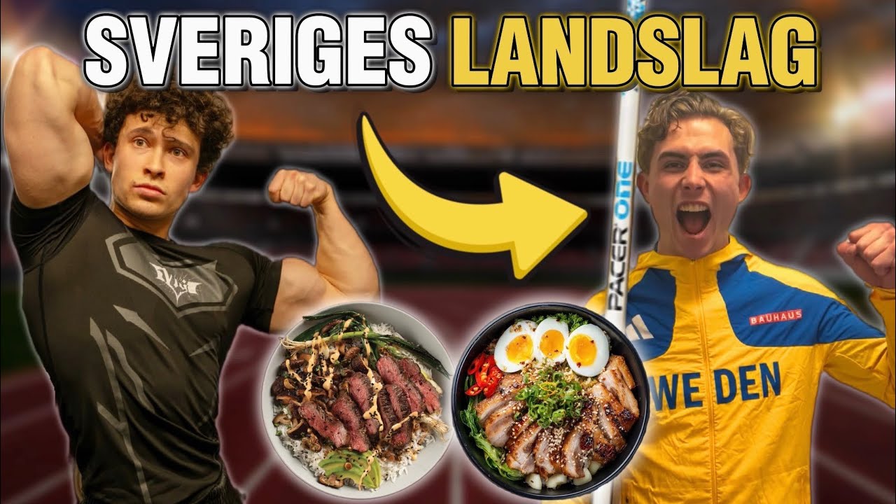 Jag äter och tränar som en elitidrottare i 24h