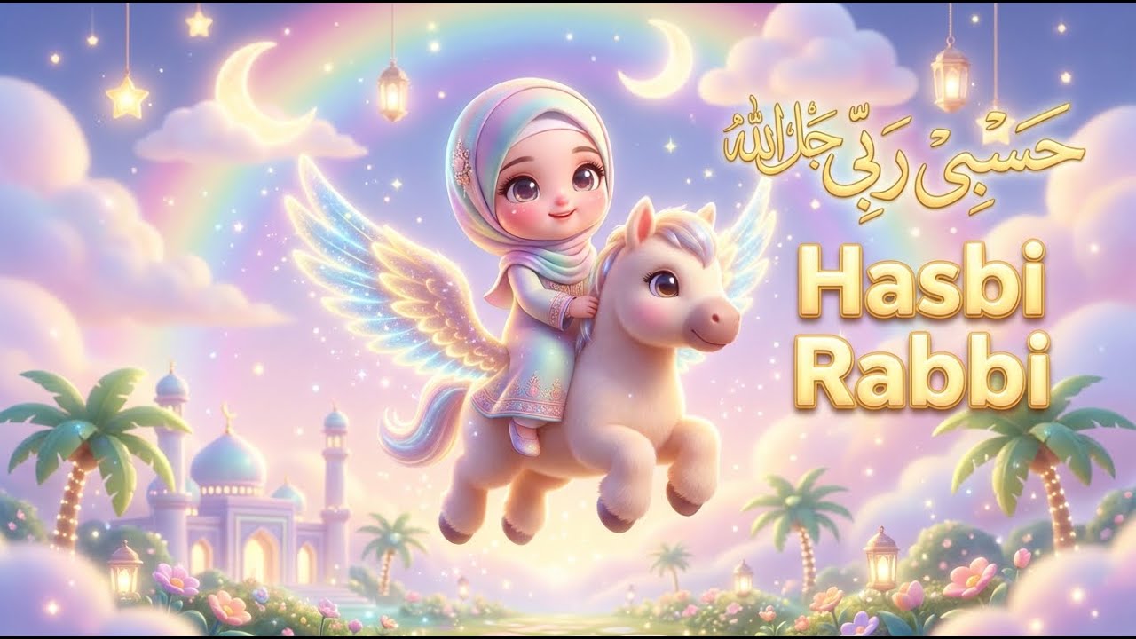 Hasbi Rabi Jallallah | حسبی ربی جل اللّٰہ | Islamic Lullaby For Toddler