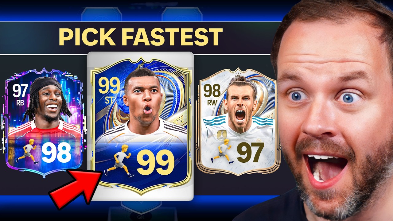 Draft But I Pick The FASTEST Player