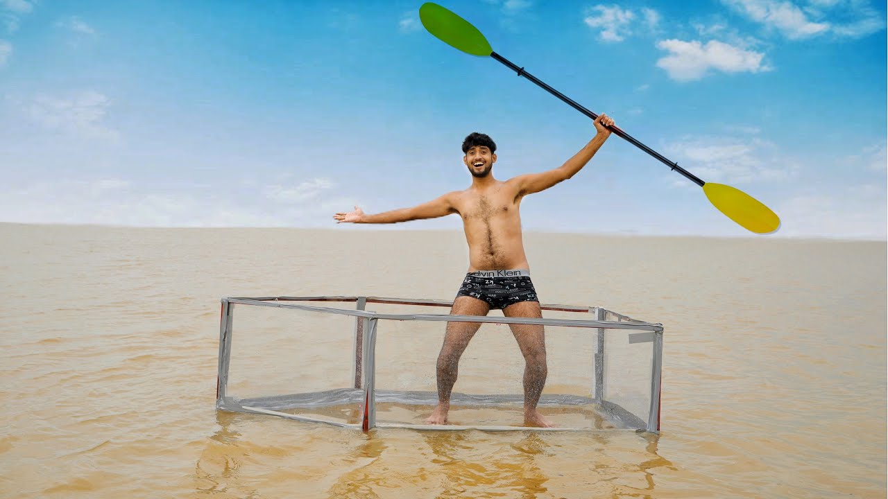 I made transparent boat - 100% Working
