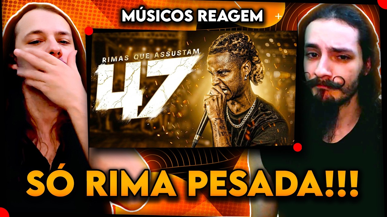(TÃO VINDO COM FORÇA TOTAL) | MÚSICOS REAGEM a 47 RIMAS ASSOMBROSAS de 2026 | RimasCompilation HD