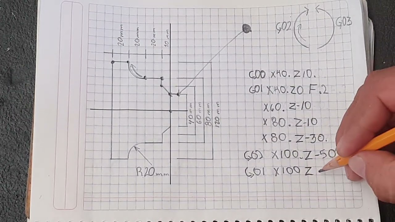 curso cnc parte 4 ( G02 y G03)