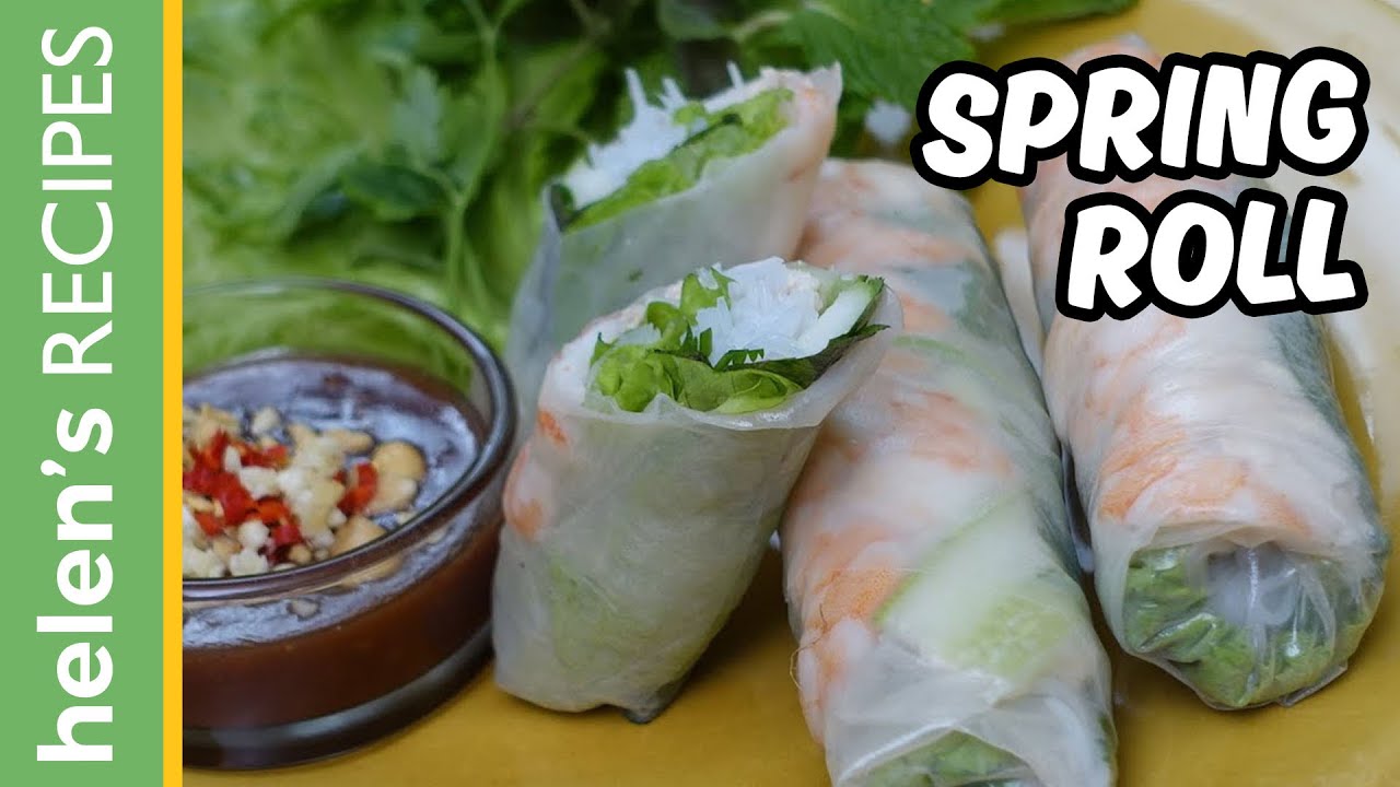 Как приготовить вьетнамские свежие весенние рулеты (Гой Куон)