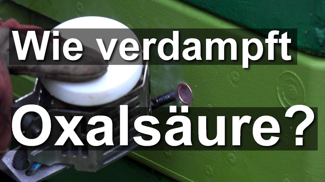 Wie verdampft Oxalsäure? Wie Oxalsäure bestmöglich sublimieren? Gerüchte, Fragen und Fakten
